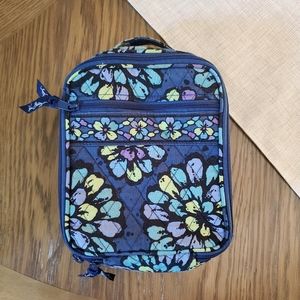Vera Bradley lunch box Indigo pop pattern